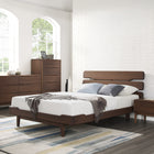 Mid-Century Modern, Greenington’s Currant bedroom is crafted in 100% solid Moso bamboo