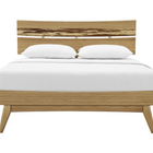 Greenington AZARA Bamboo Eastern King Platform Bed - Caramelized with Exotic Tiger