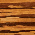 Greenington AZARA Bamboo Eastern King Platform Bed - Sable with Exotic Tiger