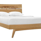 Greenington AZARA Bamboo Queen Platform Bed - Caramelized with Exotic Tiger