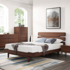 Greenington CURRANT Queen Platform Bed, Oiled Walnut