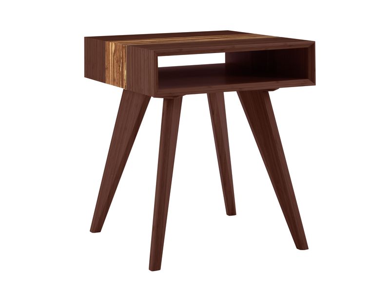 Greenington Azara Tiger End Table, Sable-Greenington-Bamboo Deco