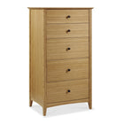 Eco Ridge by Bamax WILLOW Bamboo Five Drawer Chest - Caramelized