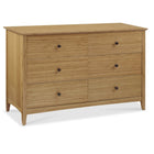 Eco Ridge by Bamax WILLOW Bamboo Six Drawer Dresser - Caramelized