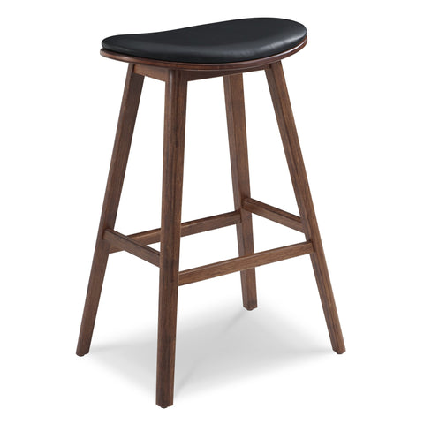 Greenington CORONA Bamboo 26" Counter Height Stool with Leather Seat- Exotic (Set of 2)