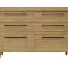 Greenington SIENNA Bamboo Six Drawer Dresser - Caramelized
