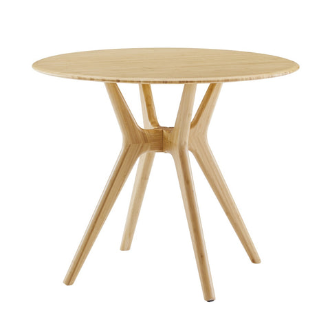 Greenington Sitka 36" Round Dining Table, Wheat-bamboo Deco