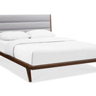 Greenington MERCURY Bamboo Upholstered Queen Platform Bed - Exotic